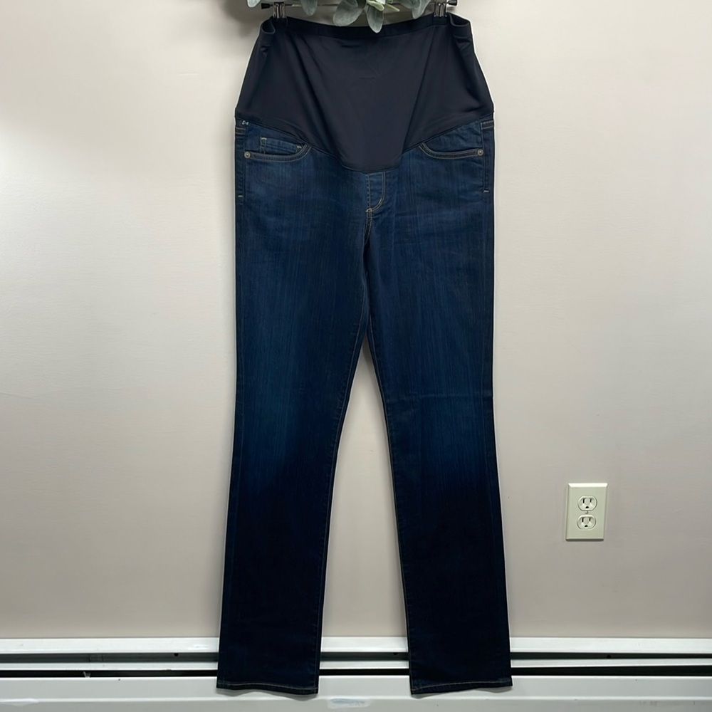 Citizens Of Humanity Maternity Jeans Ava Straight Leg Belly Panel Faith 32